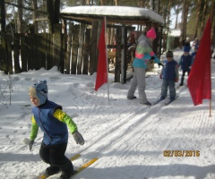 Лыжные гонки дошколят