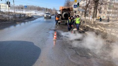 В Воткинске начался ямочный ремонт дорог