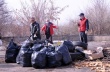 Акция по уборке на южном кладбище