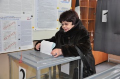Почетный гражданин Воткинска приняла участие в выборах