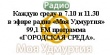2 марта 2011 года в эфире радио «Моя Удмуртия» в Воткинске прозвучал третий выпуск программы «Городская среда»
