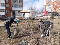 Весенняя уборка города началась