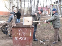 Акция «Чистый город» стартовала на практике