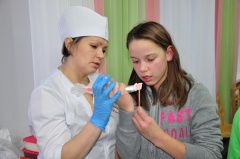 Кулинарный урок для воспитанников детского дома