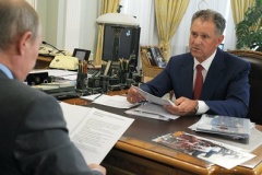 Рабочая встреча с Президентом России Владимиром Путиным