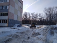 Уборка снега в Воткинске