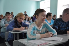 Сотрудники Администрации Воткинска приняли участие в акции «Тотальный диктант»