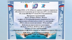Открытое первенство Воткинска по плаванию