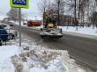 Коммунальные службы ликвидируют последствия вчерашнего снегопада