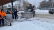 Коммунальные службы устраняют последствия ливневого снегопада