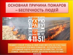 Палам и поджогам травы - бой!