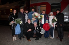 Чемпионки вернулись на родину