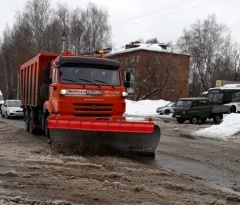 Работы по расчистке и посыпке
