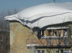 Осторожно! Сход снега с крыш