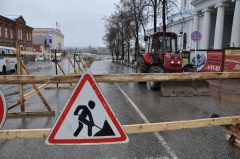 Движение транспорта в центре ограничат