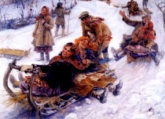 Музей открывает большой санный путь!