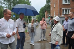 Дорогу и тротуар по улице Курчатова отремонтируют в рамках «Народной программы»