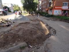 Ремонт дворов начался