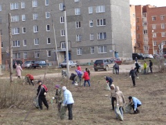 Субботним утром на уборку города