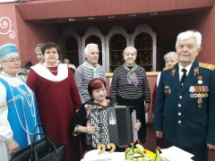 Ветераны города провожали зиму и встречали весну